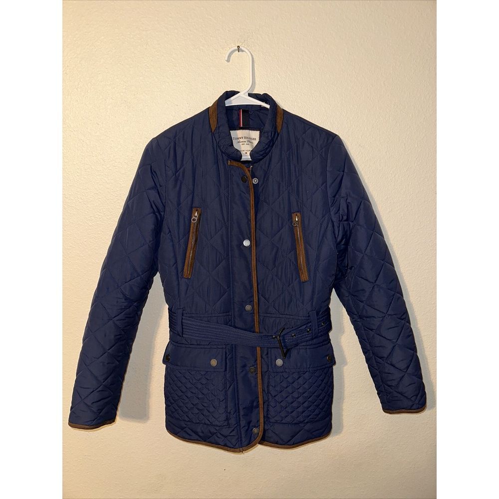 Tommy Hilfiger American Classic NY Womens Size M Diamond‎ Quilted Puffer Jacket